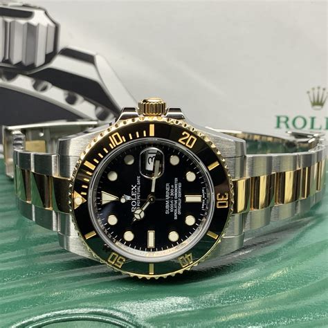 rolex submariner gold and stainless steel|rolex submariner watch new price.